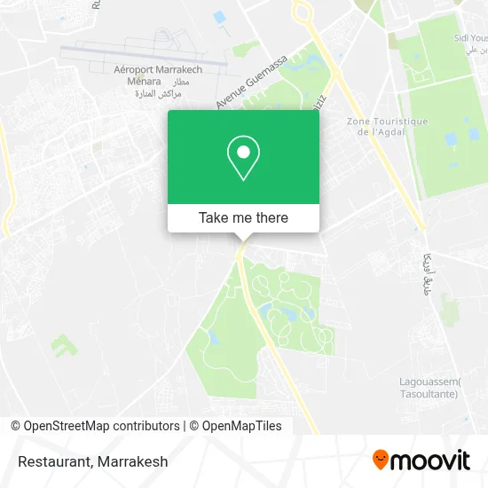 Restaurant map