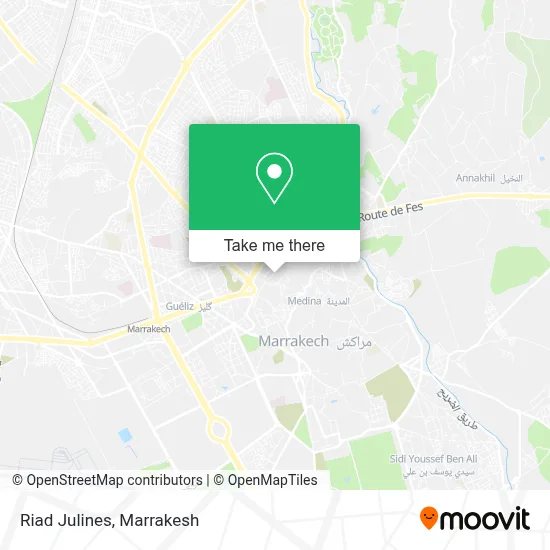 Riad Julines map