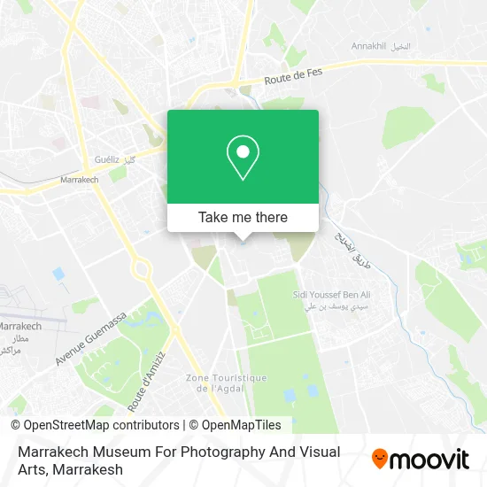 Marrakech Museum For Photography And Visual Arts map