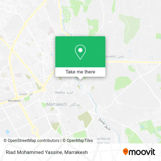 Riad Mohammed Yassine map