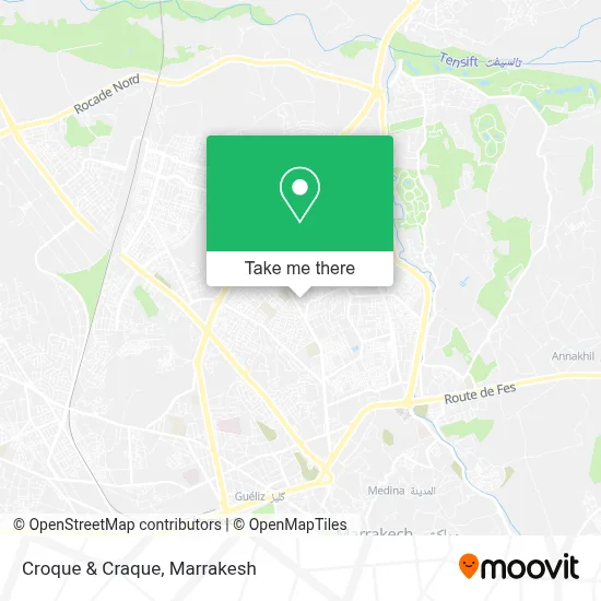 Croque & Craque map