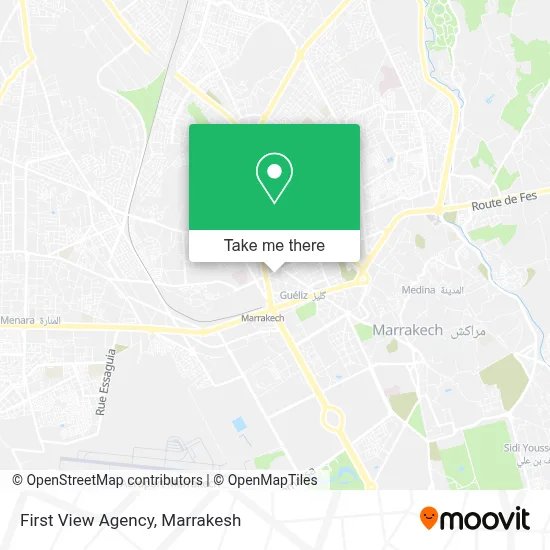 First View Agency map