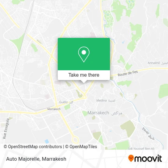 Auto Majorelle map