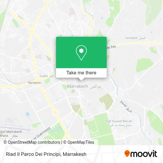 Riad Il Parco Dei Principi map