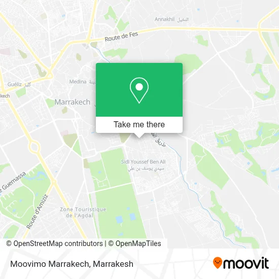 Moovimo Marrakech map
