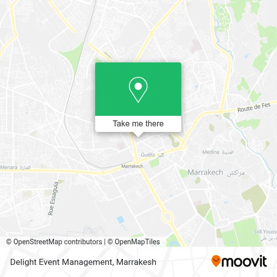Delight Event Management map