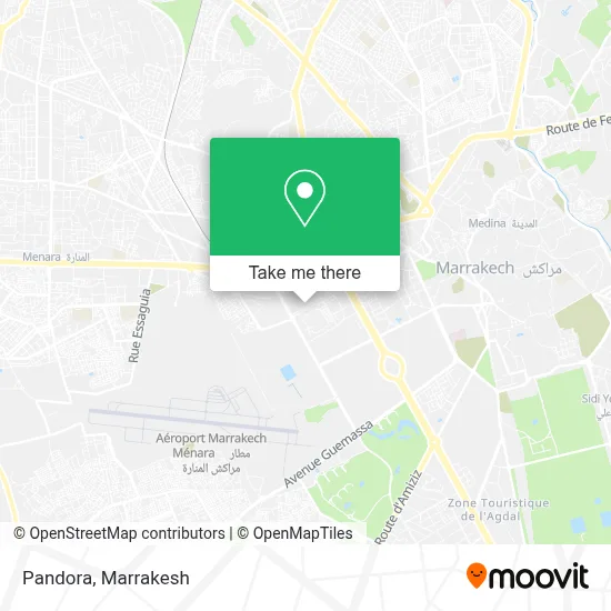 Pandora map