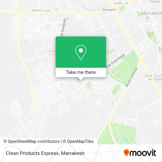 Clean Products Express map