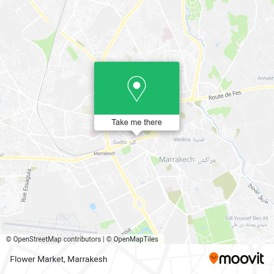 Flower Market map