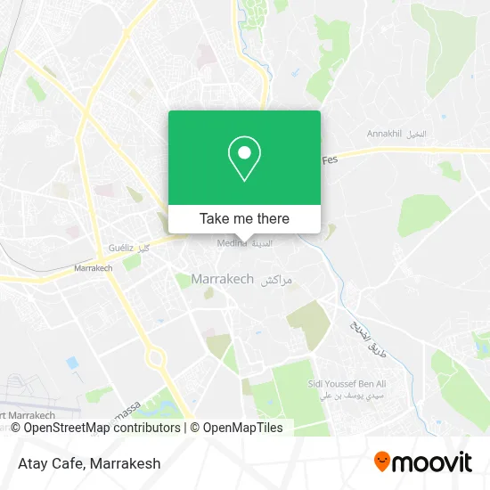 Atay Cafe map