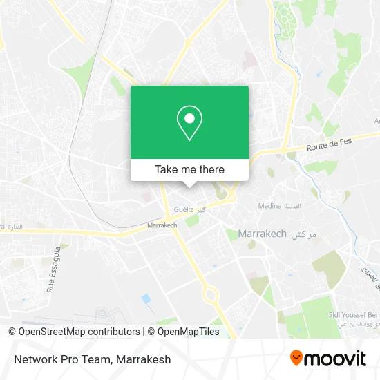 Network Pro Team map