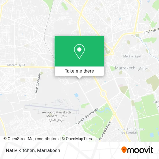 Nativ Kitchen map