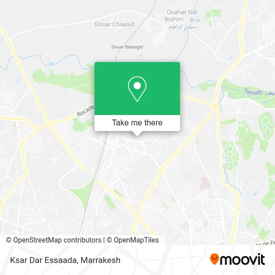 Ksar Dar Essaada map
