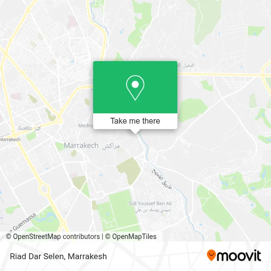 Riad Dar Selen map