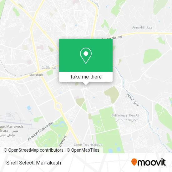 Shell Select map