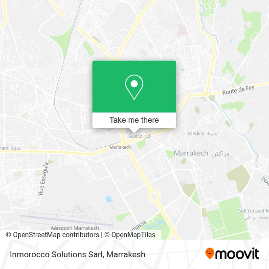 Inmorocco Solutions Sarl map