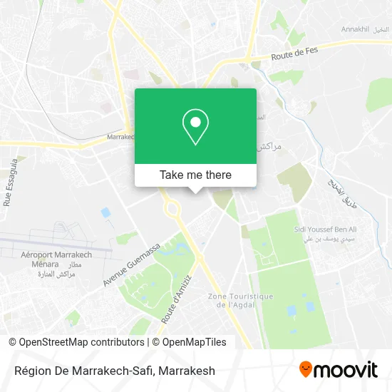 Région De Marrakech-Safi map