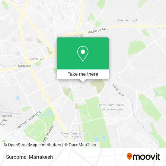 Surcoma map