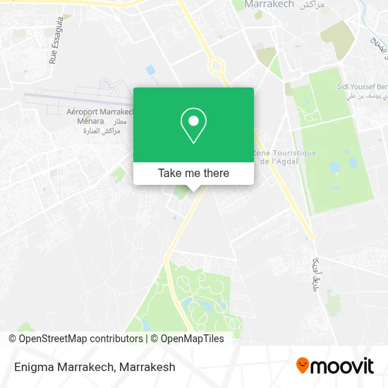 Enigma Marrakech map