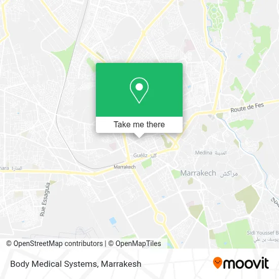 Body Medical Systems map