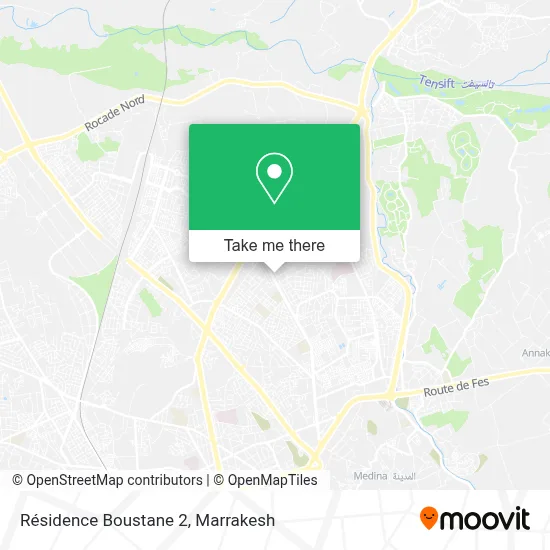 Résidence Boustane 2 map