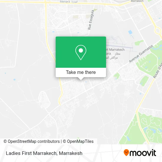 Ladies First Marrakech map