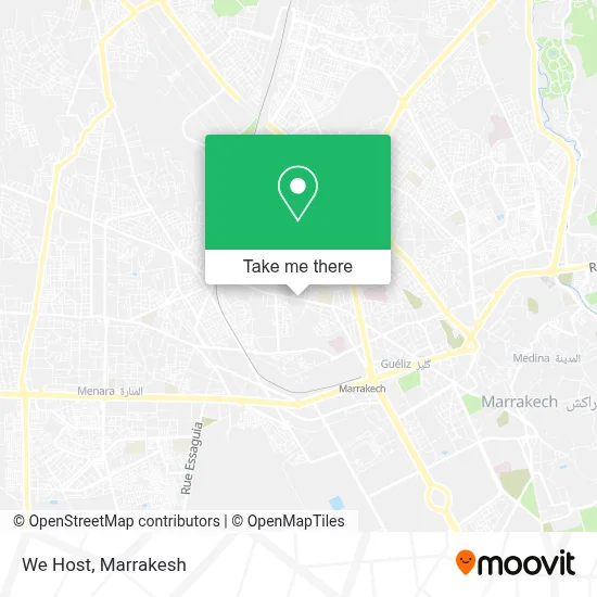 We Host map