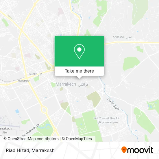 Riad Hizad map