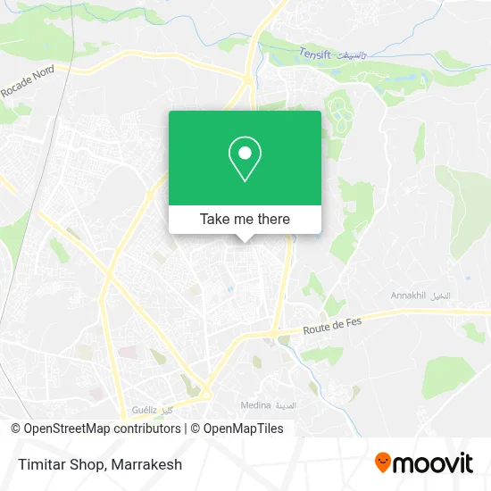 Timitar Shop map