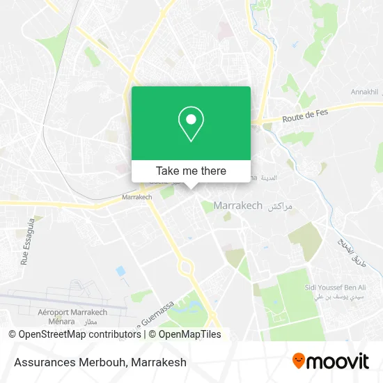 Assurances Merbouh map