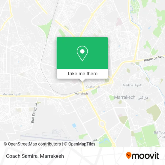 Coach Samira map