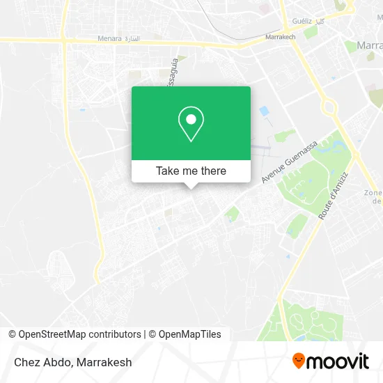 Chez Abdo map
