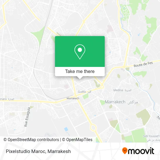 Pixelstudio Maroc map