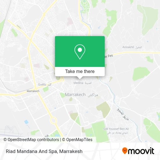 Riad Mandana And Spa map