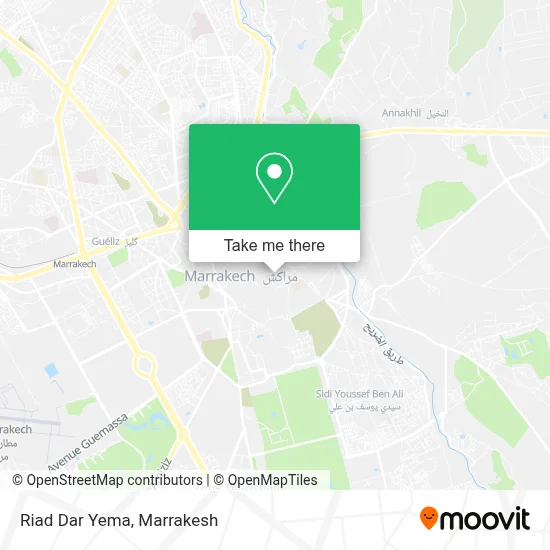 Riad Dar Yema map