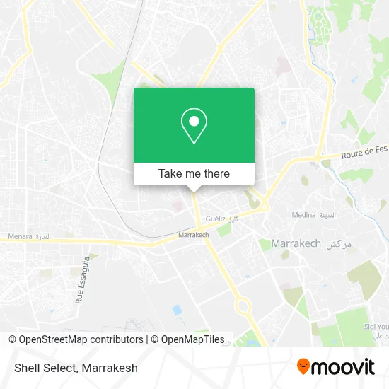 Shell Select map