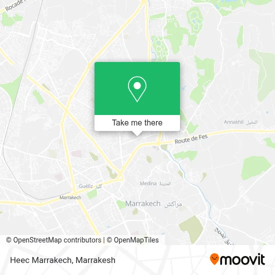 Heec Marrakech map