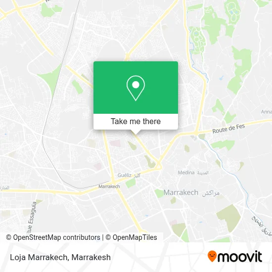 Loja Marrakech map