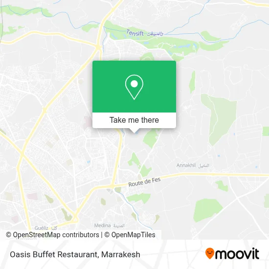 Oasis Buffet Restaurant map