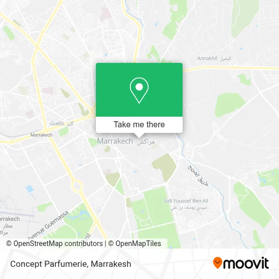 Concept Parfumerie map