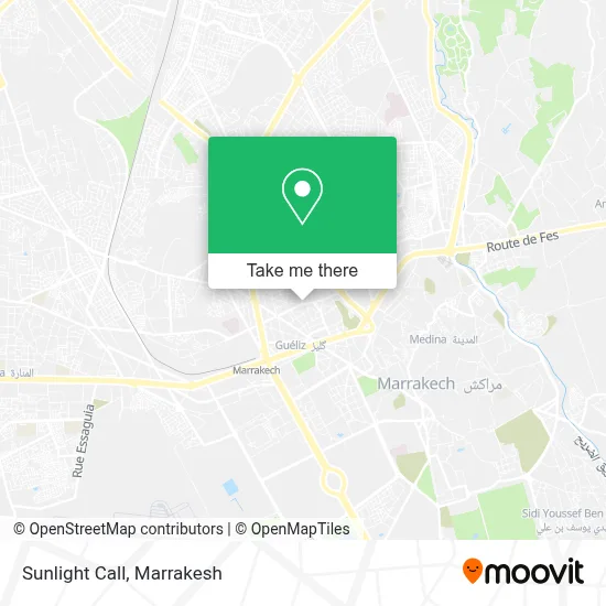 Sunlight Call map