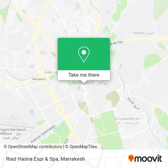 Riad Hasna Espi & Spa map