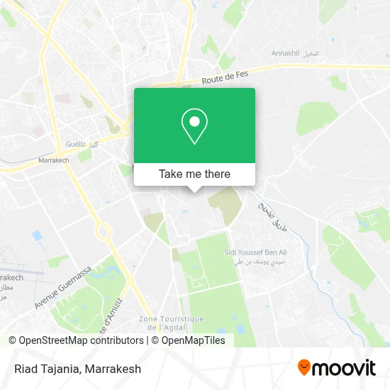 Riad Tajania map