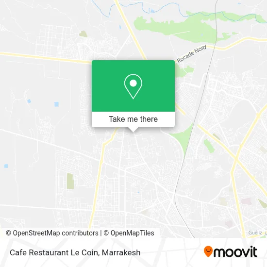 Cafe Restaurant Le Coin map