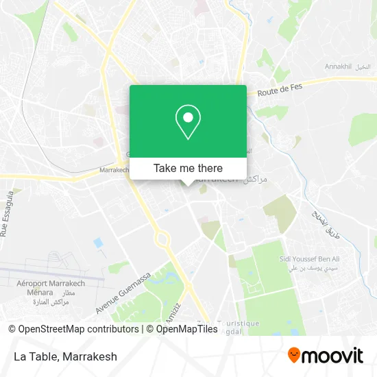 La Table map