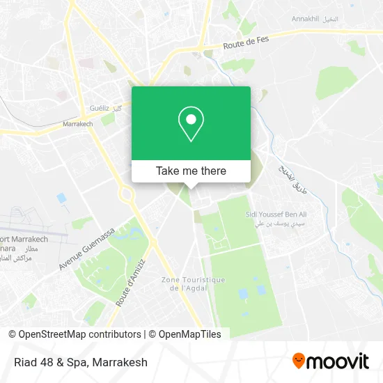 Riad 48 & Spa map