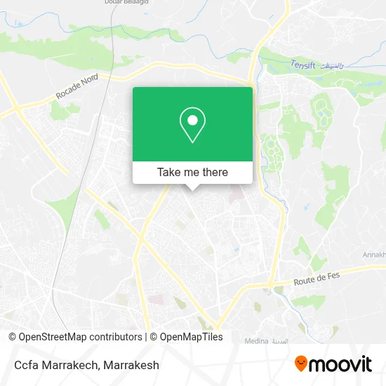 Ccfa Marrakech map
