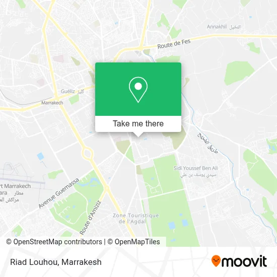 Riad Louhou map