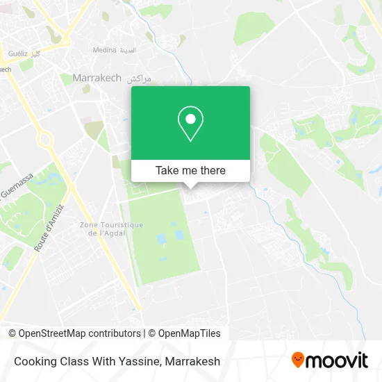 Cooking Class With Yassine map