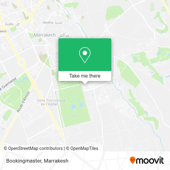 Bookingmaster map